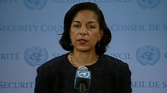 US Ambassador to the UN Susan Rice