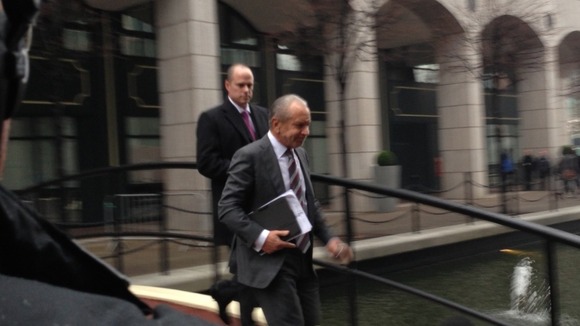 Lord Alan Sugar leaves the tribunal