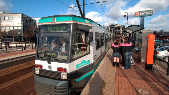 Tram in Manchester