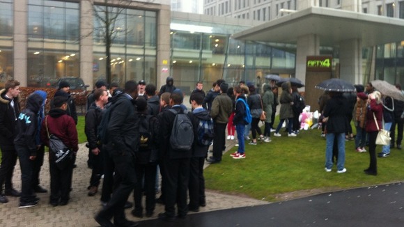 School friends of Christina Edkins gather on Hagley Road