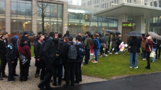 School friends of Christina Edkins gather on Hagley Road