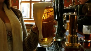 Pint being pulled