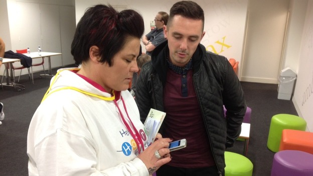Charlie from The Risk meets Harry Moseley's mum
