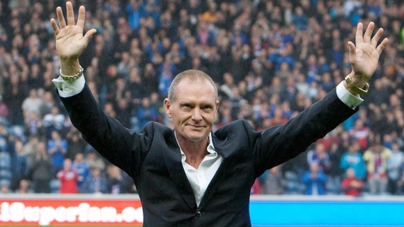 Former England football star Paul Gascoigne.