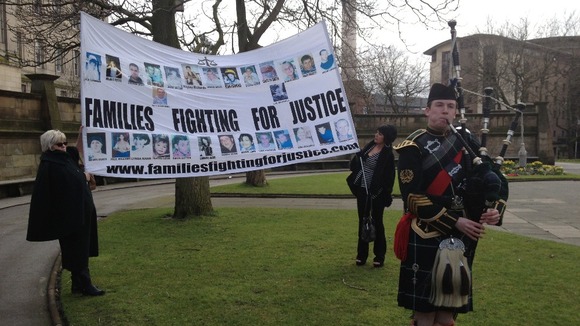Banner with piper
