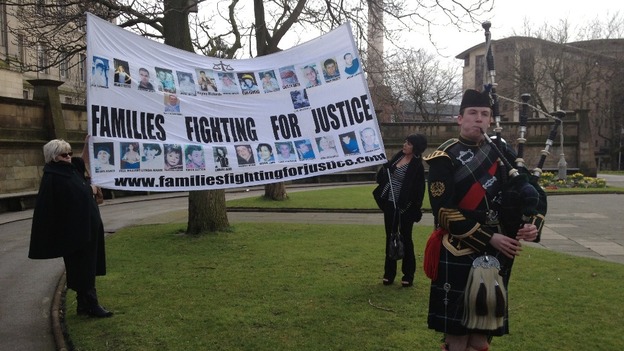 Banner with piper