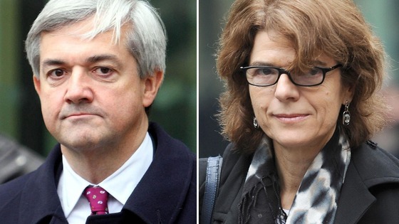 Chris Huhne and Vicky Pryce
