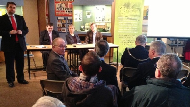 Grantham museum press conference