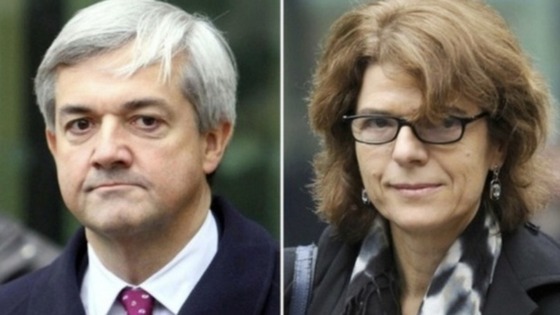 Chris Huhne and Vicky Pryce