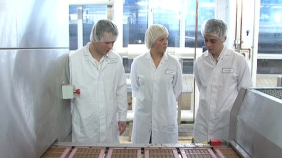 Apprentices at Cadbury's