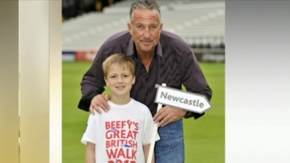 Ben Charlton and Sir Ian Botham