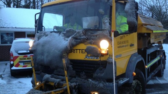 One of the East Sussex Highways gritter