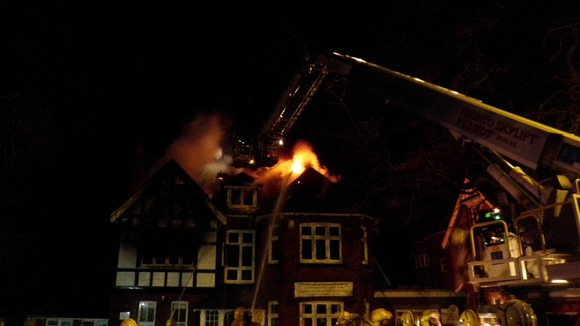 Fire at Buckholme Towers School
