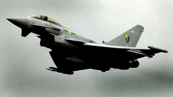 A loud bang heard across parts of the Midlands was from a sonic boom caused by Typhoon aircraft.