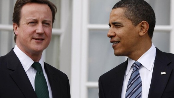 Prime Minister David Cameron with US President Barack Obama