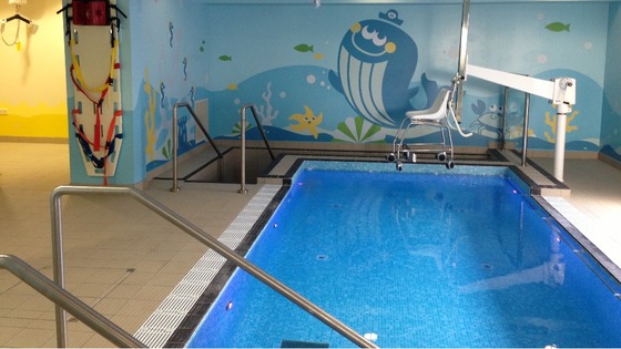 The new hydrotherapy pool at the Ryegate Children's Centre