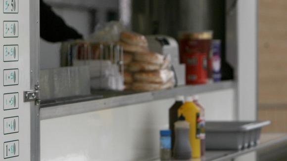 E.coli and bacteria of faecal origin has been found in burger vans at festival and sport events burger vans