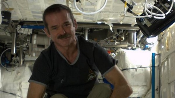 Colonel Chris Hadfield aboard the International Space Station