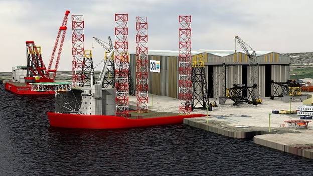 Wind farm factory