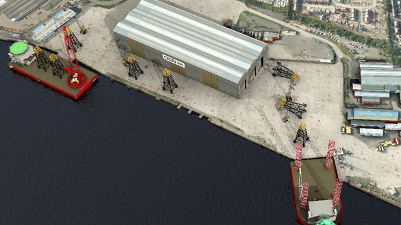 Wind farm factory
