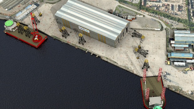 Wind farm factory