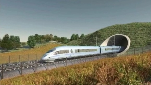 HS2 train - promotional image