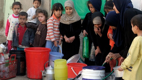 There have been problems with water supply shortages in large parts of Iraq