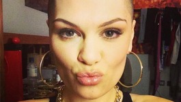 Jessie J posts a picture of her newly bald head in aid of Comic Relief.