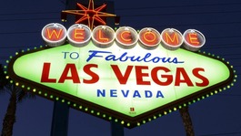 The Las Vegas 'Welcome' sign in Nevada, USA