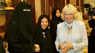 The Duchess of Cornwall meets some of Saudi Arabia's first female MPs