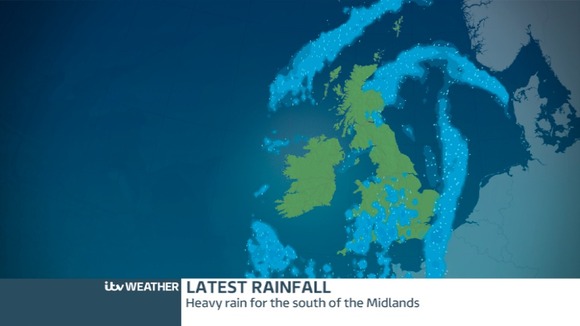 Latest rainfall radar picture