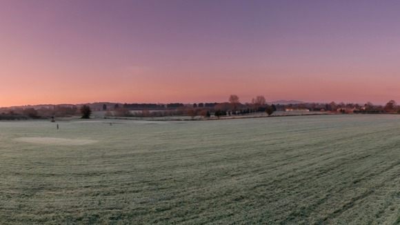 View of the Malvern Hills, Worcester