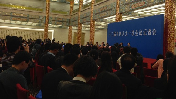 Li Keqiang speaks at his first press conference as China's premier.
