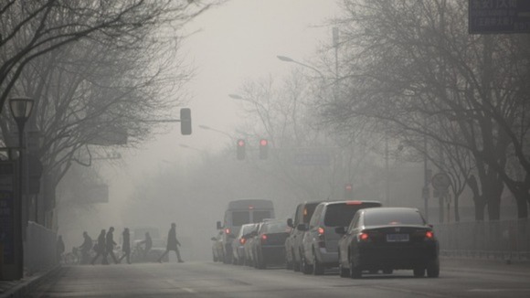 Premier Li said he was 'quite upset' by the 'hazy weather'.