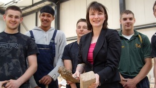 Kirsty Williams campaigning