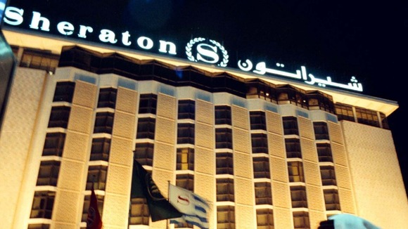 The Sheraton Hotel was full of journalists ion the eve of the invasion of Iraq
