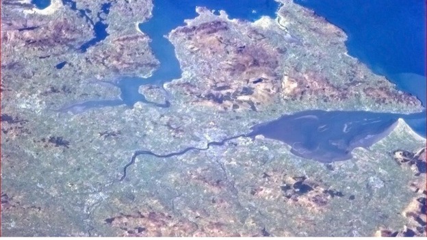 Derry, Northern Ireland, and the rugged coast facing the North Atlantic