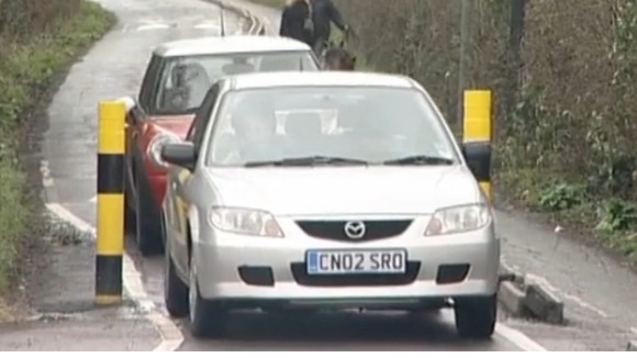 North Somerset Council say the bollards were put in place to stop lorries