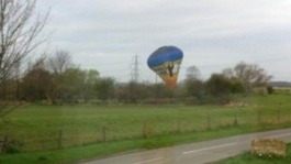 Hot air balloon hit power lines in West Haddlesey 