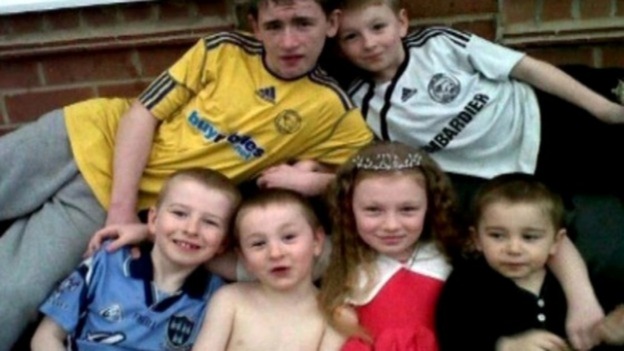 The six Philpott children who died as a result of the blaze in May 2012