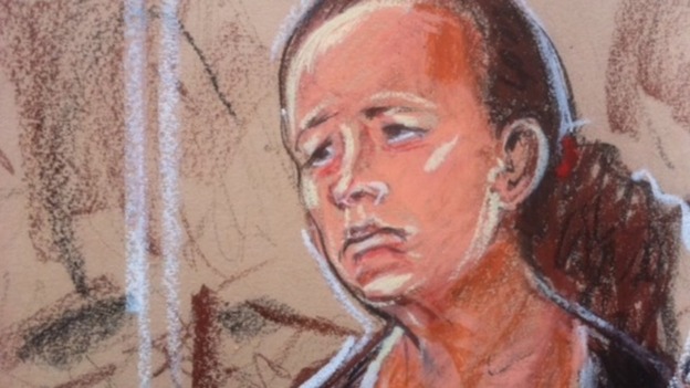 Court sketch of Mairead Philpott at an earlier hearing