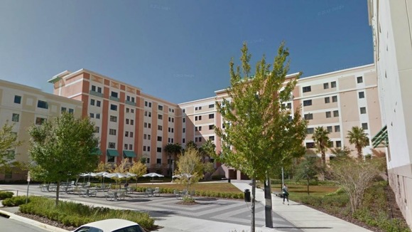 The hall of residence at the University of Central Florida's main campus in Orlando