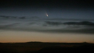Comet soars over region