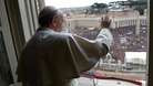 Pope Francis delivered his first Angelus prayer and blessing