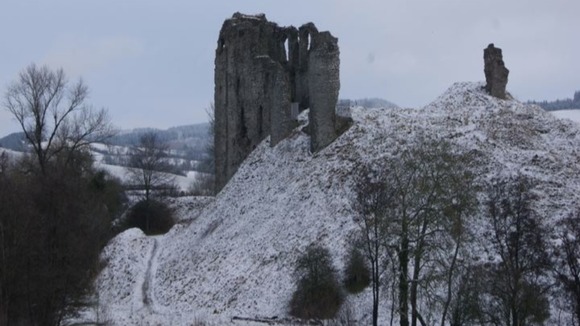Snowy Shropshire Hills