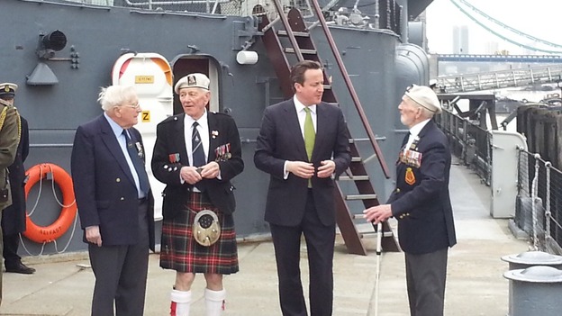 David Cameron meeting with veterans