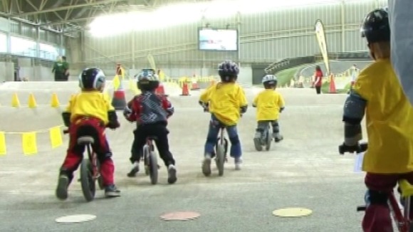 Miniature cyclists