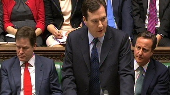 George Osborne delivering his Budget statement to the House of Commons last year.