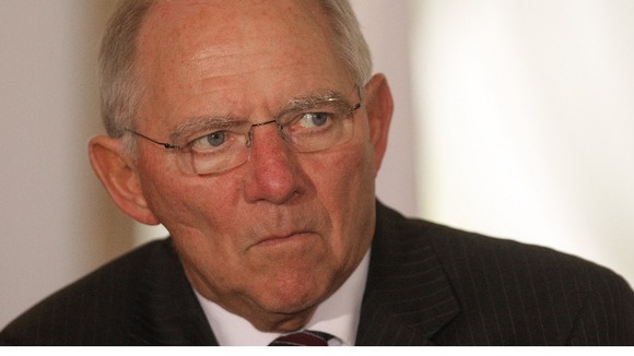 Germany's finance minister, Wolfgang Schaeuble.