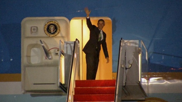 President Obama leaves for his visit to Israel